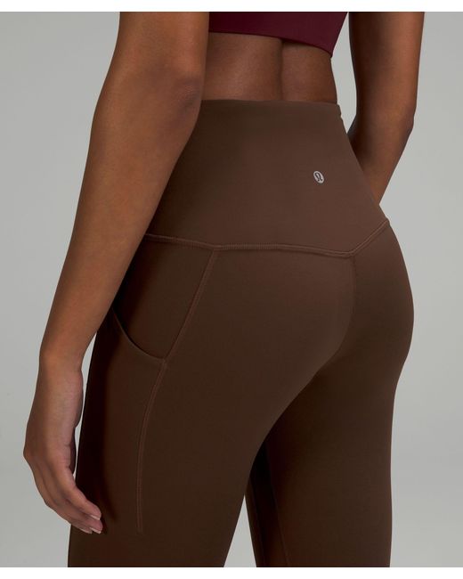 lululemon athletica Align High-rise Pants With Pockets - 25" - Color Brown - Size 14