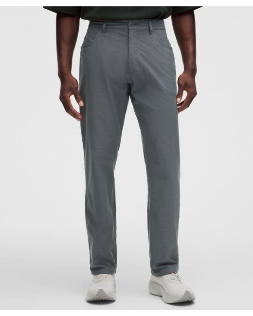 lululemon athletica Gray Easyfive Classic-Straight Pant 32L for men