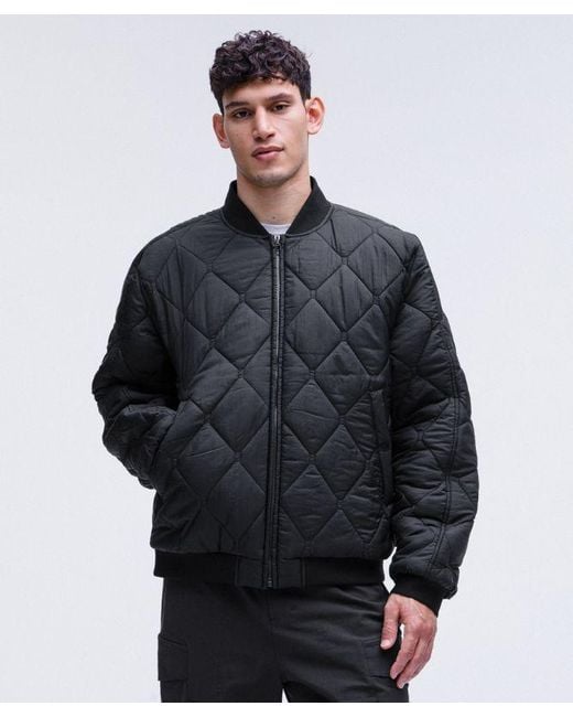 lululemon athletica Blue Reversible Insulated Bomber Jacket for men