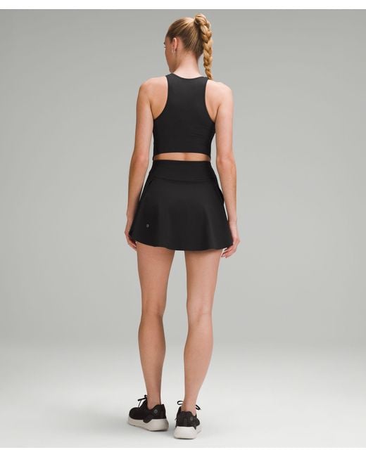 lululemon athletica Black Fast And Free Zip-front Dress