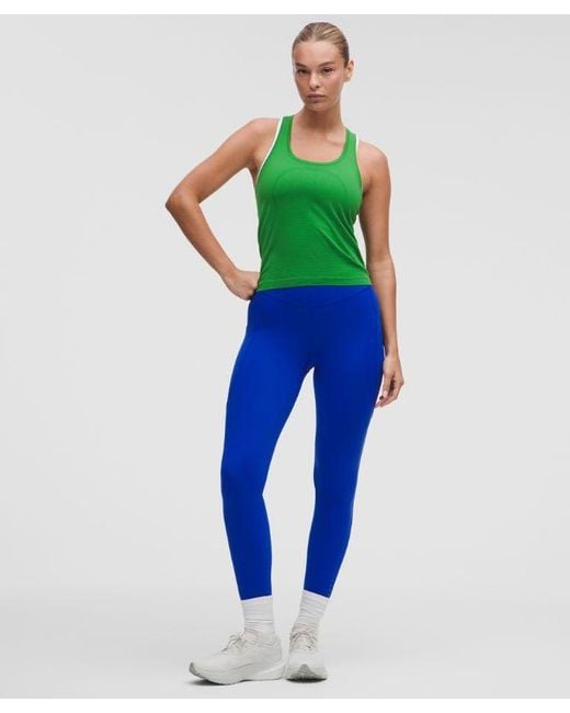 lululemon athletica Green – Swiftly Tech Racerback Tank Top 2.4 Waist Length – – Size 4