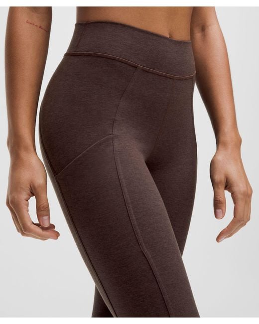 lululemon athletica Brown Softy Suedey High-Rise Tight 28"