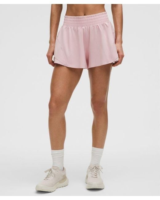 lululemon athletica Pink Shake It Out High-Rise Running Shorts 2.5"