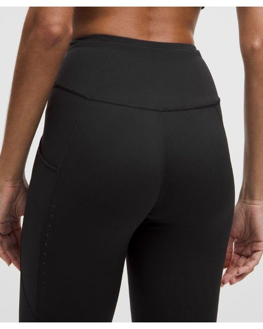 lululemon athletica Fast And Free High-rise Tight Leggings Pockets - 28" - Color Black - Size 0