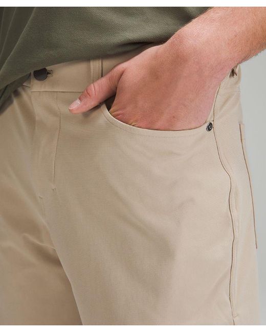lululemon athletica Natural – Abc Classic-Fit Trousers Warpstreme – 28" – Color Khaki – for men