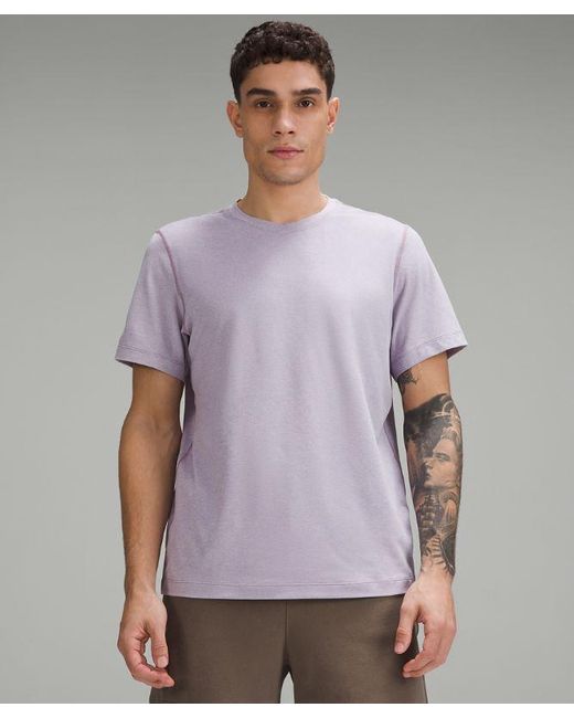 lululemon athletica Purple – Soft Jersey Short-Sleeve Shirt – //Pastel – for men