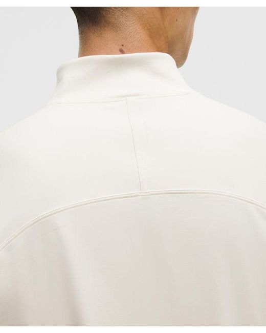 lululemon athletica Natural Rulu Fleece Half-Zip Long-Sleeve Shirt for men