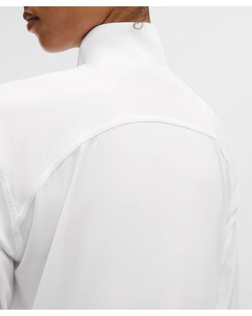 lululemon athletica White Sleek Full-Zip Running Jacket
