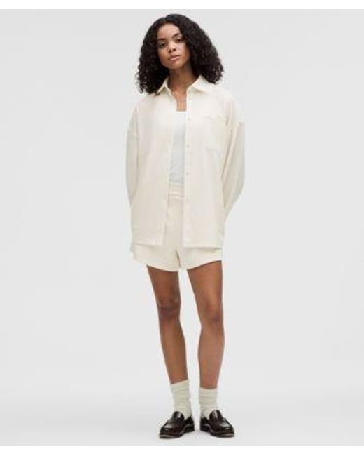 lululemon athletica Natural Softstreme High-Rise Short 4"