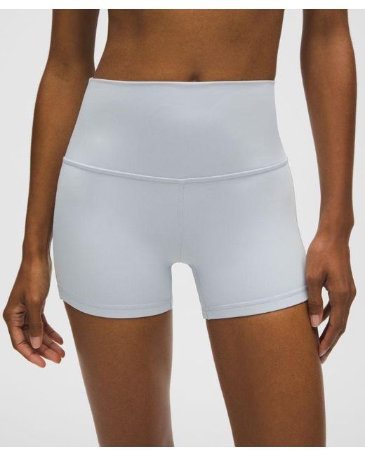 lululemon athletica Blue Align High-Rise Short 4"