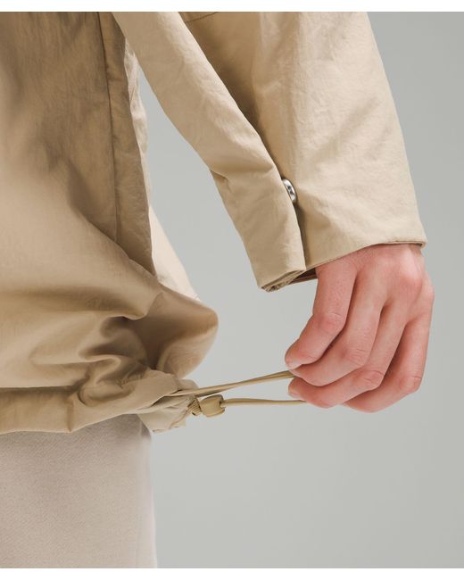 lululemon athletica Natural Hooded Mid-length Utility Jacket