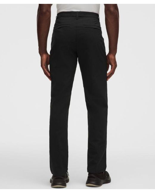 lululemon athletica Black Abc Classic-Fit Trouser 30L for men
