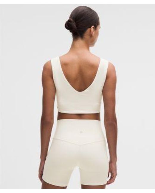 lululemon athletica White – Bend This Boat And Scoop Sports Bra Light Support, A-C Cups – – Size Large/Xl