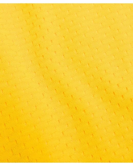 lululemon athletica Yellow Double-Layered Mesh Linerless Short 7" for men