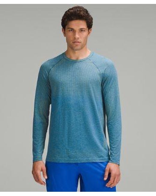 lululemon athletica Blue – Metal Vent Tech Long-Sleeve Shirt – / – for men