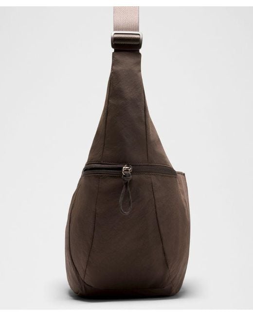 lululemon athletica Brown Large Slouchy Sling Bag 13L