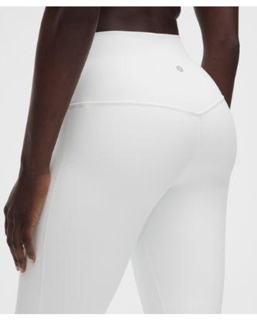 lululemon athletica White – Align High-Rise Pants – 25" – – Size 4