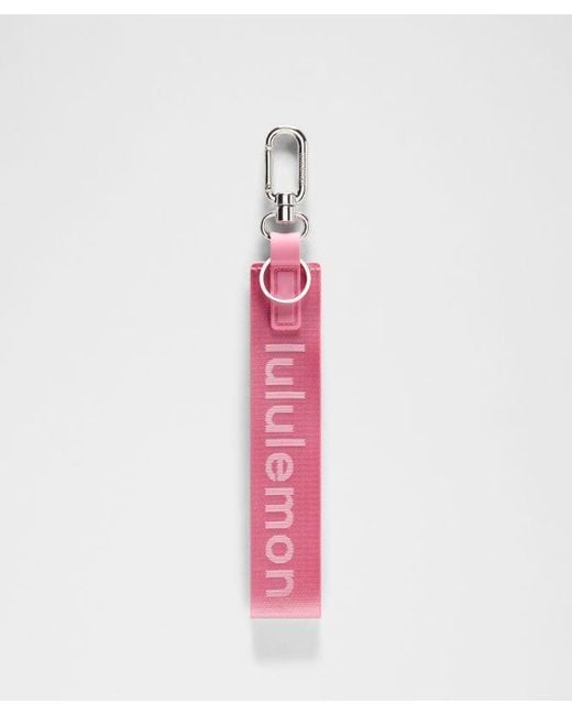 lululemon athletica Pink – Never Lost Keychain –