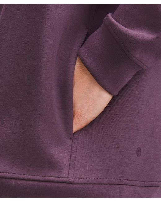 lululemon athletica Smooth Spacer Classic-fit Pullover Hoodie - Color Purple - Size L for men