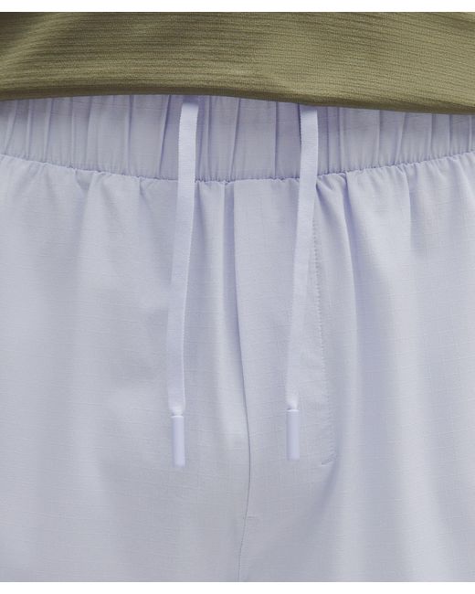 lululemon athletica White Mile Maker Ripstop Lined Short 4" for men