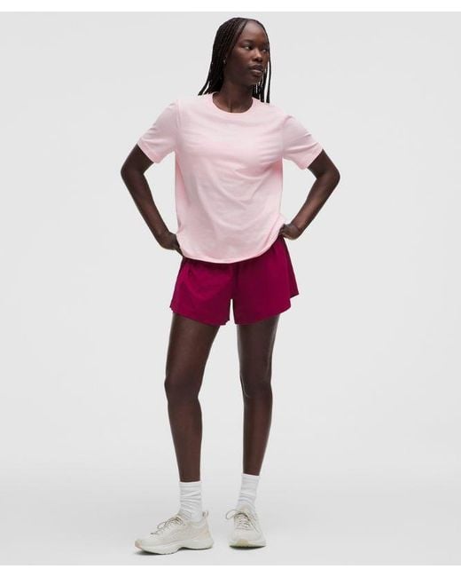 lululemon athletica Red The Classic Jersey Tee