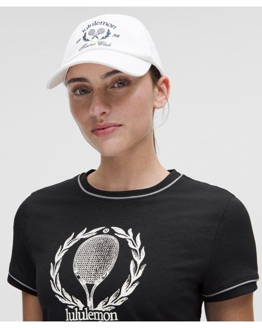 lululemon athletica Black Crewneck Tennis Short-Sleeve Shirt