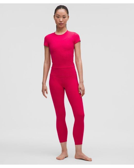 lululemon athletica Pink Align High-Rise Leggings 25"
