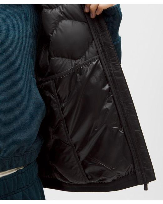 lululemon athletica Black Featherweight 900-Down-Fill Quilted Vest