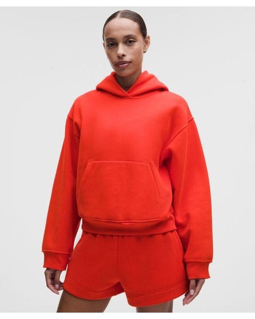 lululemon athletica Red – Steady State Hoodie – – Size Large