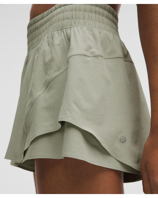 lululemon athletica Green Shake It Out High-Rise Running Short 2.5"