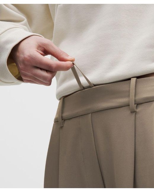 lululemon athletica Natural Daydrift High-Rise Wide-Leg Trouser