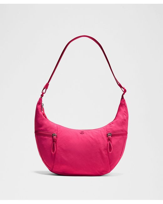 lululemon ナイロン ピンク ショルダーバッグ 6L 未使用 lululemon ナイロン ピンク ショルダーバッグ 6L - メルカリ