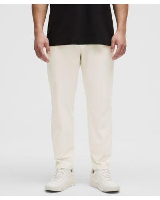 lululemon athletica Black Abc Warpstreme Slim-Fit Pull-On Pant for men