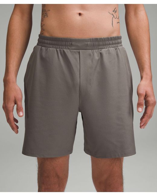 lululemon athletica Gray Pool Shorts 7" Lined for men