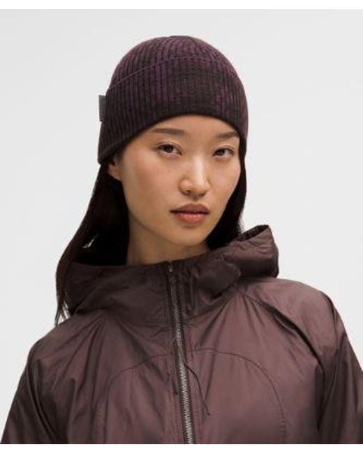 lululemon athletica Multicolor – Ribbed Merino Wool Beanie Hat Slnsh Collection –