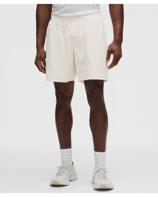 lululemon athletica White – License To Train Lined Shorts – 7" – – Size Large for men