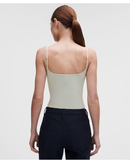lululemon athletica Blue Wundermost Ultra-Soft Nulu Spaghetti-Strap Adjustable Cami