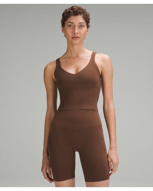 lululemon athletica Multicolor Align Tank Top - Color Brown - Size 16