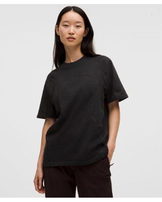 lululemon athletica Black – Organic Oversized T-Shirt Slnsh Collection – – Size Large