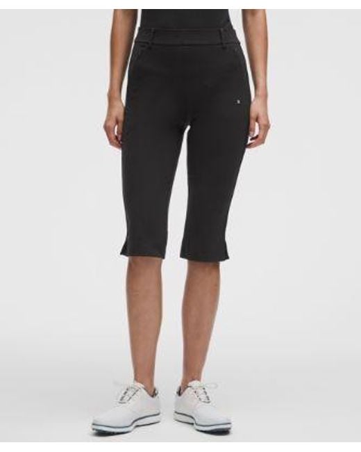 lululemon athletica Black – High-Rise Golf Pull-On Cropped Pants – 16" – – Size Large