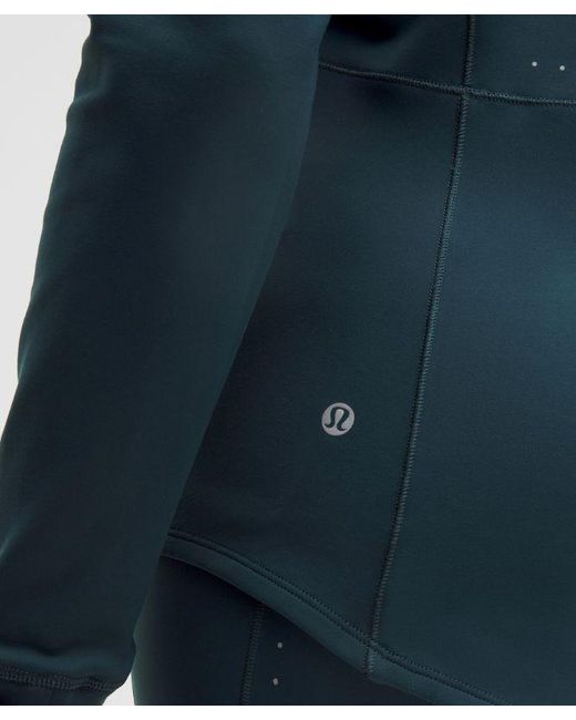 lululemon athletica Blue – Cold Weather Running Half Zip – – Size 4