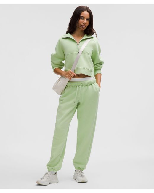 lululemon athletica Green Scuba Oversized Half-Zip Hoodie