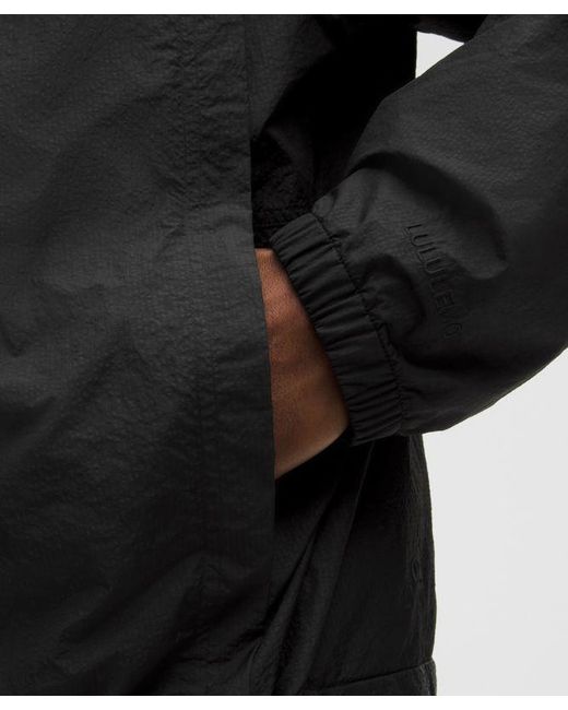 lululemon athletica Black – Uv-Protective Ventilated Hiking Jacket – – Size Large for men