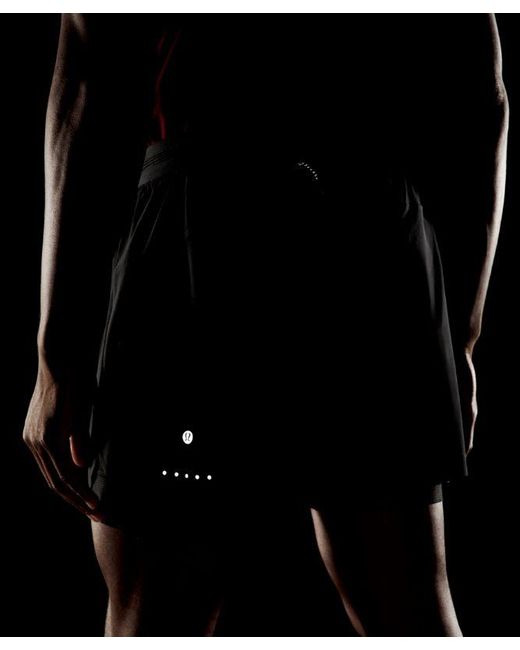 lululemon athletica Black – Fast And Free Lined Running Shorts Design – 5" – – Size Large for men