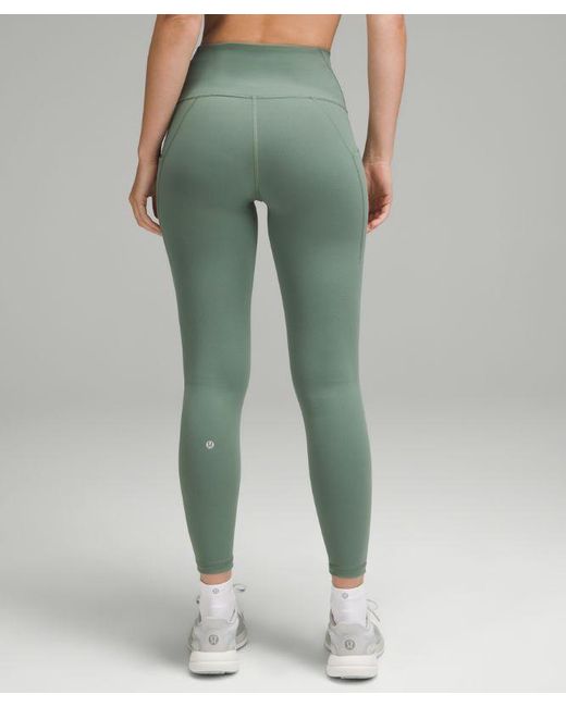 lululemon athletica Green – Wunder Train High-Rise Tight Leggings With Pockets – 25" – /Pastel – Size 4