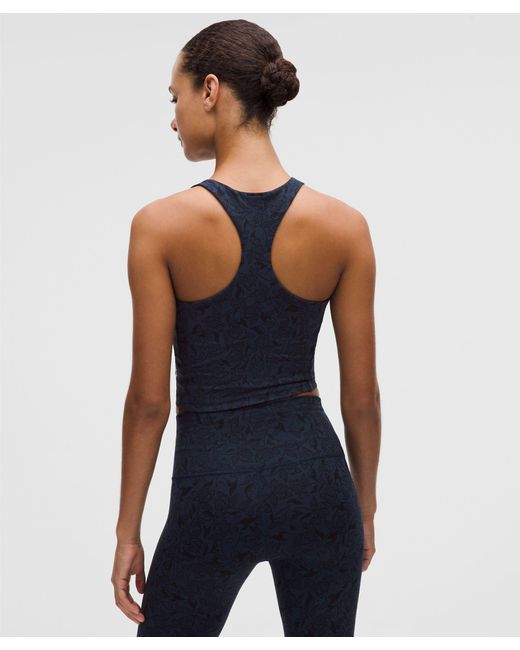lululemon athletica Blue Wunder Train Racerback Tank Top
