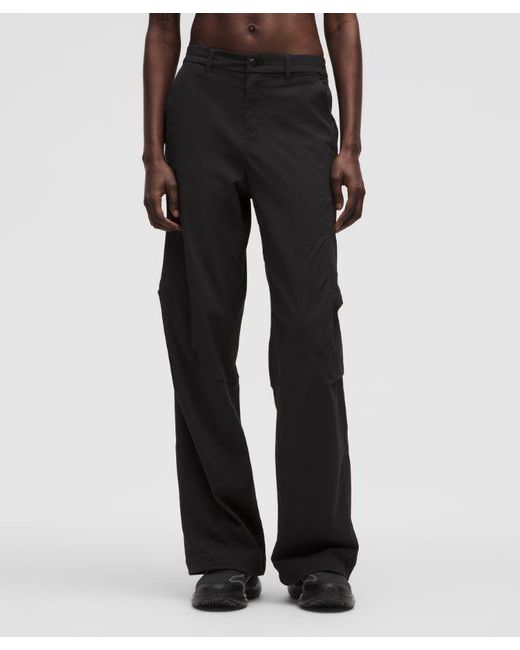 lululemon athletica Black Ripstop Mid-Rise Utility Pants Slnsh Collection