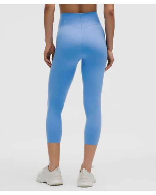 lululemon athletica Blue Glow Up Super-High-Rise Crop 23"