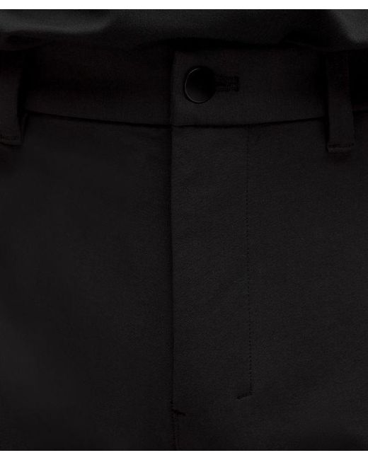 lululemon athletica Black Abc Slim-Fit Trouser 34L for men