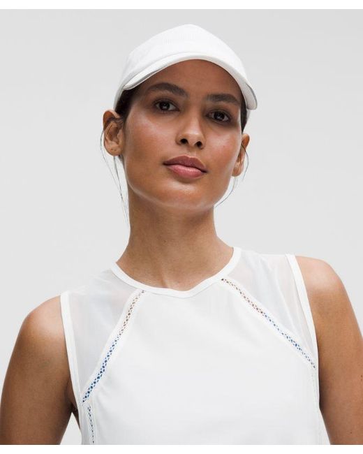 lululemon athletica White Sculpt Cropped Tank Top